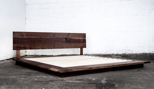 Rift Hardwood Platform Bed