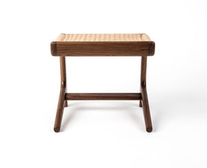 Rian Cantilever Stool, Walnut