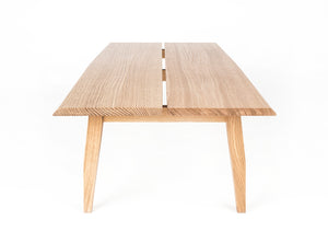 Rift Low Coffee Table, Modern, Hardwood