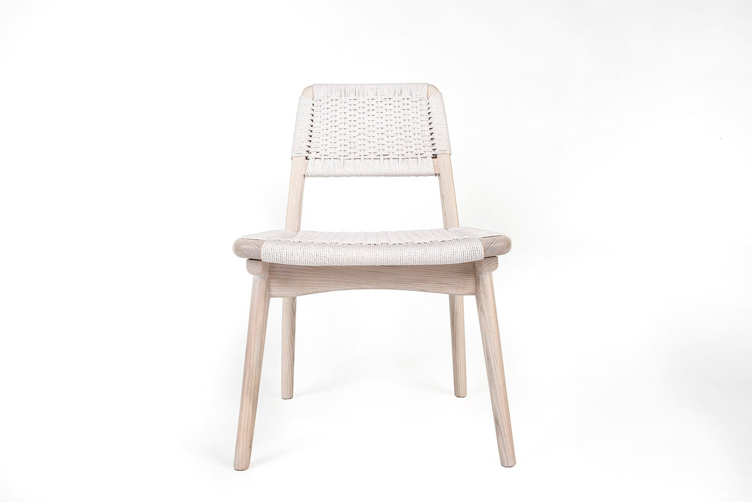 Rian Low Back Dining Chair, Woven Danish Cord, Mid-century Style, Custom - Semigood  Design