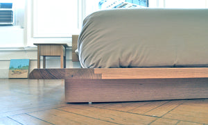 Rift Hardwood Platform Bed