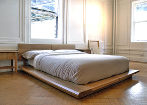 Rift Hardwood Platform Bed