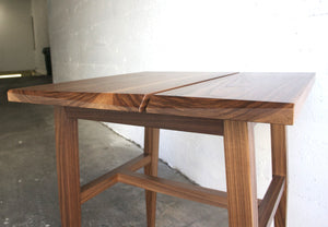 rift end table, hardwood side table, living room